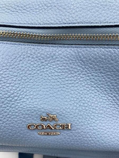 COACH(コーチ) / ミニチャーリー_ブルー/レザー/BLU/無地/F38263 