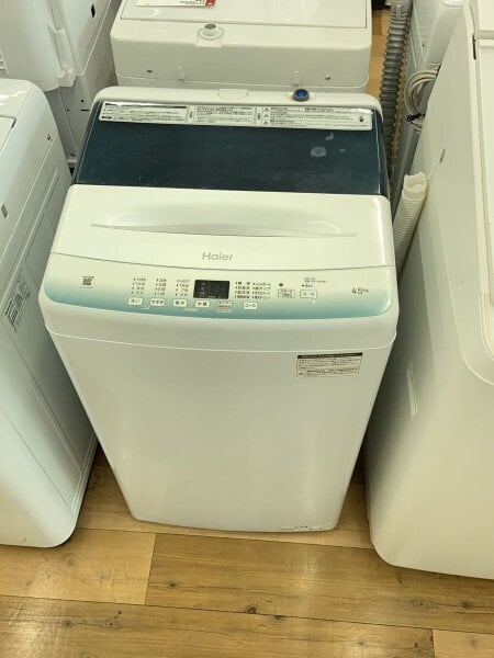 1年保証】 Haier JW-U45HK 全自動洗濯機