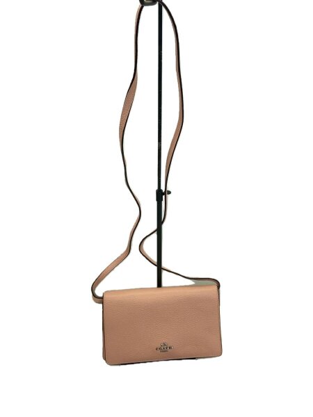 COACH(コーチ) / ショルダーバッグ/レザー/PNK/無地/F30256/クラッチ 