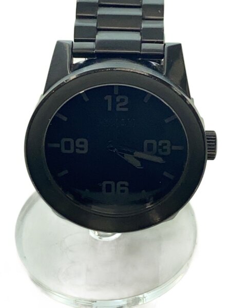NIXON(ニクソン) / 腕時計/アナログ/ステンレス/BLK/BLK/SS | 中古品の 