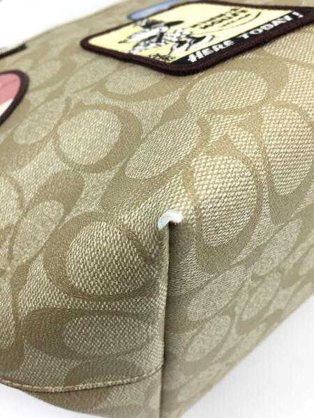 COACH(コーチ) / トートバッグ/キャンバス/BEG/ディズニー/ミニー 