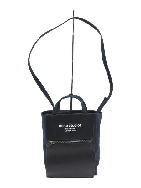 acne studios ペイパリーナイロントート ネイビー 付属品あり Acne