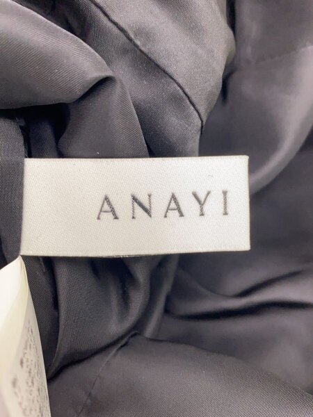ANAYI(アナイ) / ノースリーブワンピース/38/ウール/BLK/無地/101721