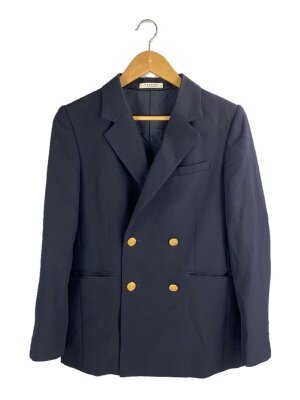 N-250 ダブルダイヤモンド リネンテーラードジャケット 36 ブラック