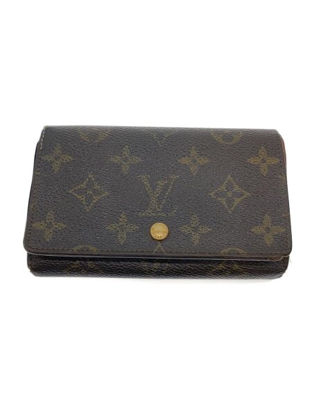 LOUIS VUITTON / 2)ポルト・フォイユ・トレゾール_モノグラム・キャンバス_BRW/PVC/BRW/メンズ LOUIS VUITTON(ルイヴィトン) / 2)ポルト・フォイユ・トレゾール_