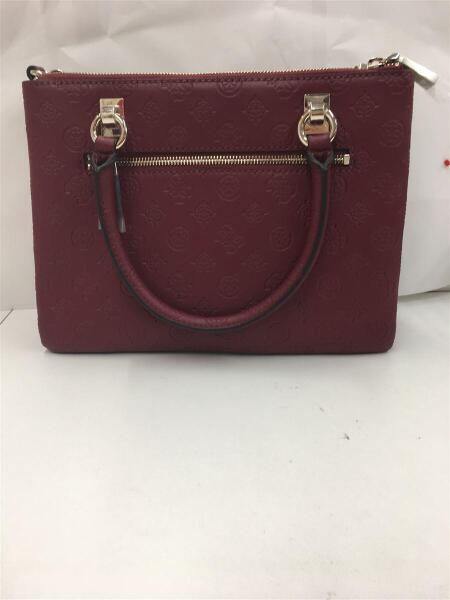 GUESS(ゲス) / トートバッグ/レザー/赤/レッド/総柄 | 中古品の販売 