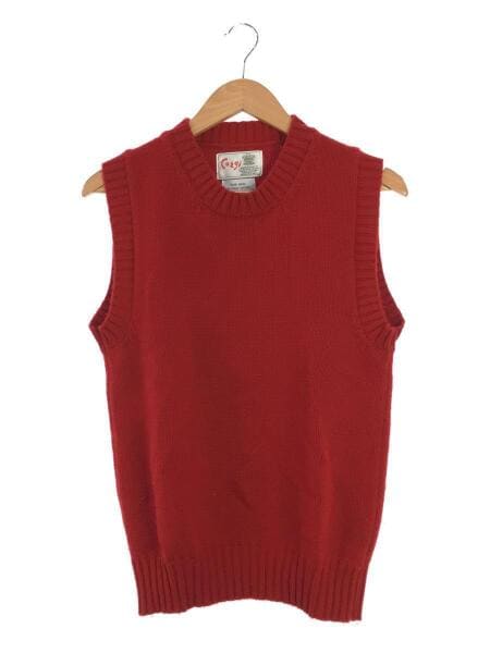 Corgi(コーギー) / ニットベスト(厚手)/S/ウール/RED | 古着の販売 