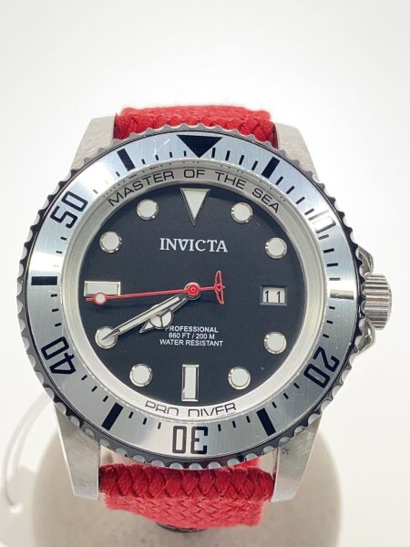 invicta(インヴィクタ) / 自動巻腕時計/アナログ/--/ブラック/レッド 