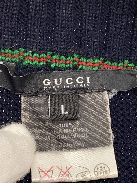 GUCCI(グッチ) / ニット・セーター(厚手)/L/アンゴラ/NVY/189634 Z2485