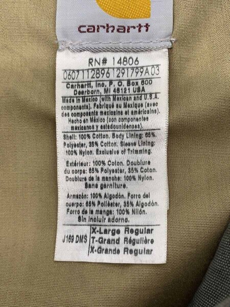 Carhartt(カーハート) / Hamilton Jacket/ジャケット/XL/コットン