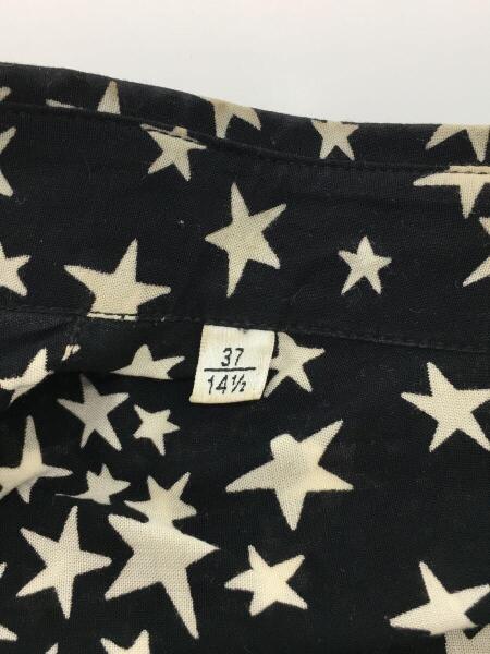 SAINT LAURENT(サンローラン) / 長袖シャツ/37/レーヨン/星柄/BLK 