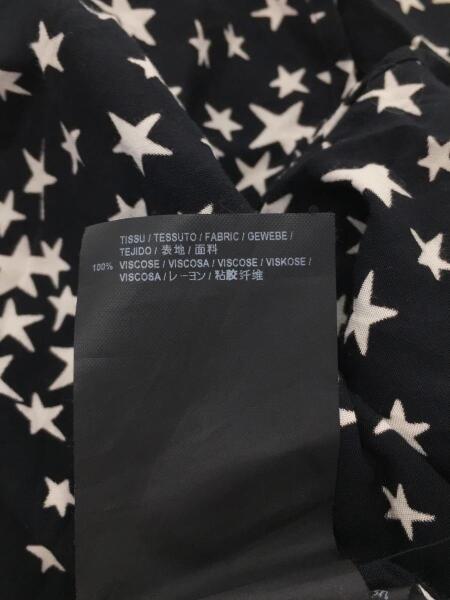 SAINT LAURENT(サンローラン) / 長袖シャツ/37/レーヨン/星柄/BLK 