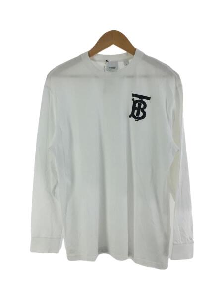 バーバリーのロンT 関税込み】Burberry ホワイト グラフィック刺繍 T