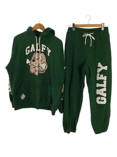 GALFY(ガルフィー) / セットアップ/L/コットン/GRN/無地 | 古着の販売 