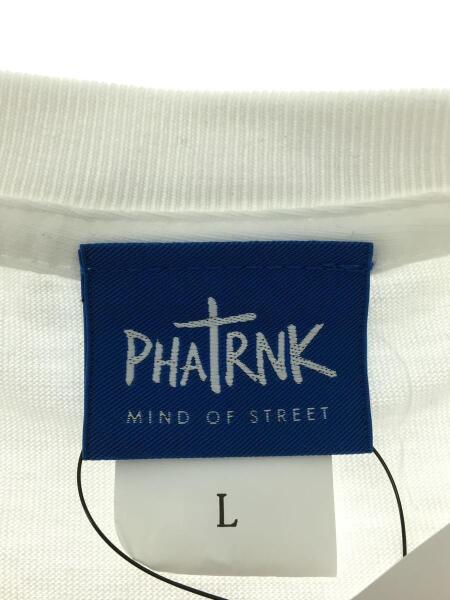 ファットランク PHATRNK(ファットランク) / Tシャツ/L/コットン/WHT/無地 | 古着