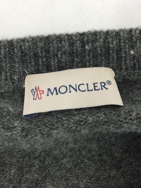 MONCLER / ニット・セーター(厚手)/S/ウール/GRY/無地 MONCLER(モンクレール) / セーター(厚手)/S/ウール/GRY/無地 | 古着の