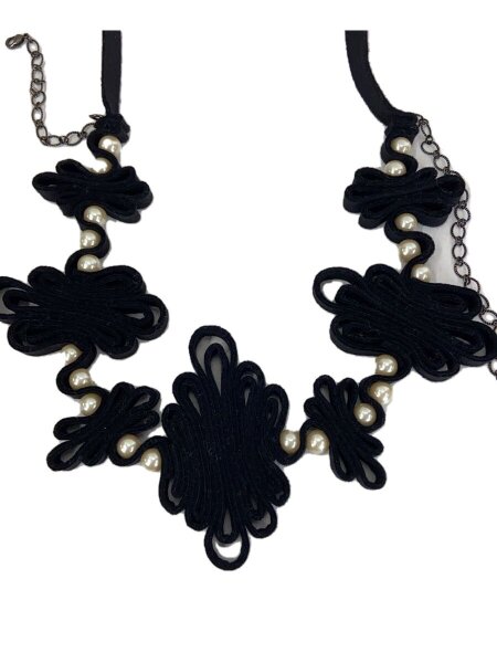 LANVIN(ランバン) / ネックレス/--/パール/BLK/トップ無/レディース 
