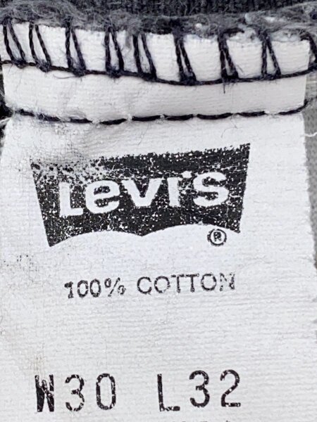 Levi's(リーバイス) / 後染め/USA製/90s/ボトム/30/デニム/BLK/40550