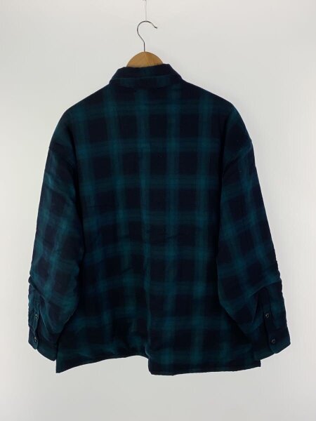 HAIGHT(ヘイト) / OMBRE CHECK SHIRT JACKET/ジャケット/XXL/GRN 