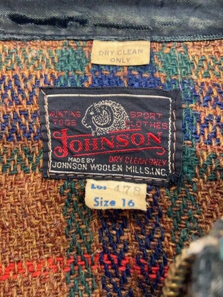 JOHNSON WOOLEN MILLS(ジョンソンウーレンミルズ) / 60s/ダブルケープ