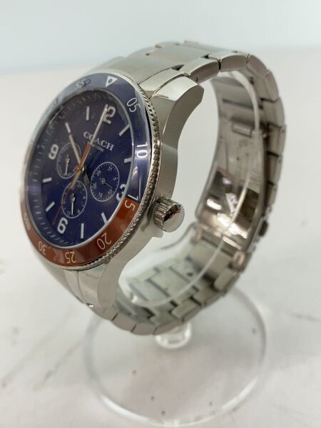COACH / クォーツ腕時計/アナログ/ステンレス/BLU/SLV/14602602// COACH(コーチ) / クォーツ腕時計/アナログ/ステンレス/BLU/SLV