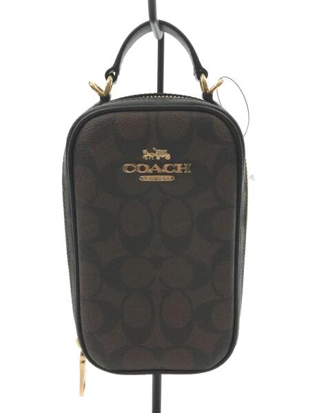 COACH◆ショルダーバッグ/--/BRW/総柄/F70293 COACH◇バッグ⁄--⁄BRW⁄総柄 COACH◇ショルダーバッグ⁄-⁄BRW⁄総柄⁄cc42