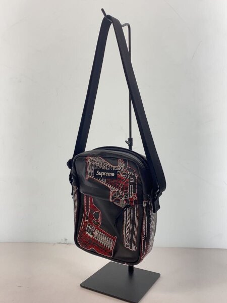 Supreme(シュプリーム) / guns embroidered leathershould/ショルダー 