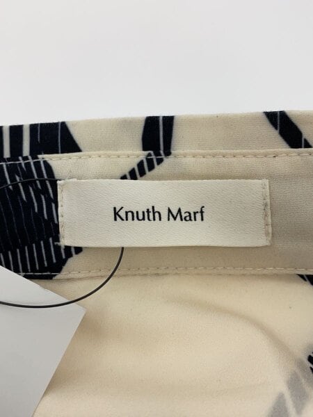 Knuth Marf(クヌースマーフ) / stripe flower shirt/M/ポリエステル