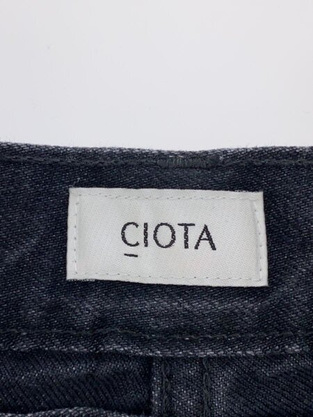 CIOTA(シオタ) / ベイカーパンツ/ボトム/3/デニム/BLK/ptlm CIOTA(シオタ) / ベイカーパンツ/ボトム/3/デニム/BLK/ptlm
