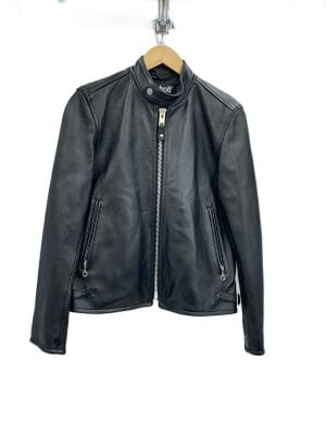 Schott(ショット) / キルテッドパッドライダースジャケット/M/レザー