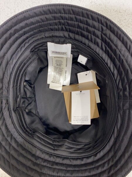 BURBERRY(バーバリー) / PADDED NYLON BUCKET HAT/M/ナイロン/BLK 