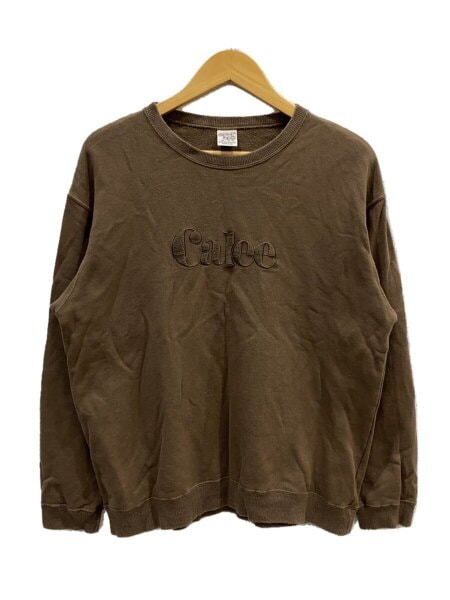 CALEE(キャリー) / スウェット/M/コットン/BRW/EMBROIDERY CALEE LOGO 