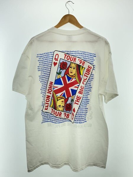 DELTA(デルタ) / ELTON JOHN 97年TOUR/Tシャツ/XL/コットン/WHT | 古着 