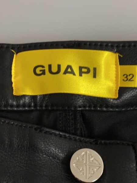 GUAPI(グアピ) / カーゴパンツ/--/フェイクレザー/BLK/無地 | 古着の