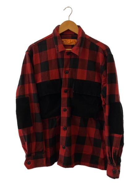 CHALLENGER(チャレンジャー) / ネルシャツ/L/コットン/RED/チェック 