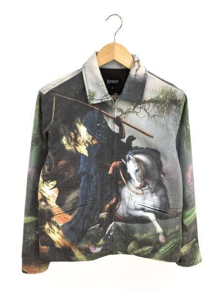 RIPNDIP(リップンディップ) / Fire & Desire Denim Coach Jacket/S 