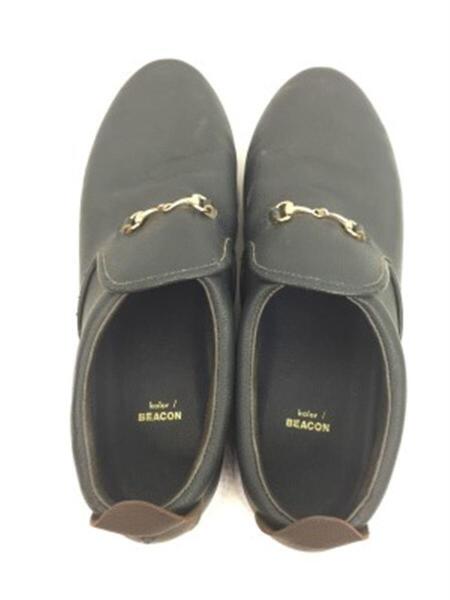 【美品】KOLOR　カラー　ビット ローファー(26.5)スリッポン　レザー KOLOR カラー ビット ローファー(26.5)スリッポン レザー