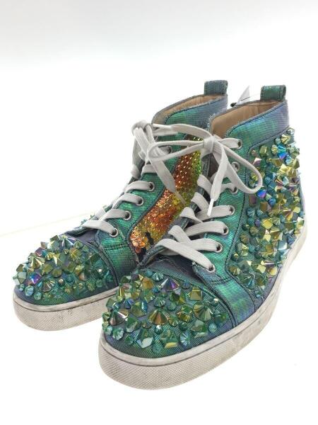 Christian Louboutin / ハイカットスニーカー/42/グリーン Christian Louboutin(クリスチャンルブタン) / ハイカットスニーカー