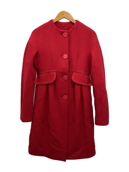 アルマーニ コート レッド GA アルマーニ ウール60％混 コート厚手