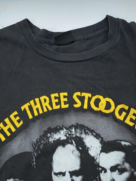 90s three stooges 三バカ大将 tシャツ USA製 ブラック その他ブランド