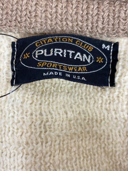 PURITAN(ピューリタン) / 60s/USA製/モヘアライク/ニットベスト/M 