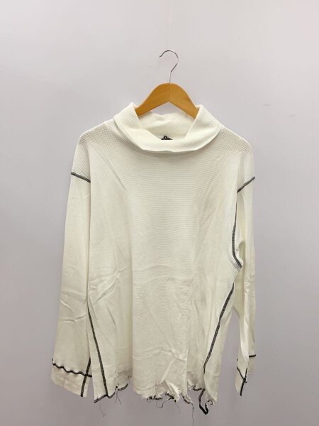 ANCELLM(アンセルム) / 25AW/DAMAGE WAFFLE HI-NECK LS T-SHIRT/長袖T 