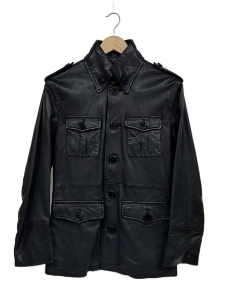 BURBERRY BLACK LABEL ブラックレザージャケット BURBERRY BLACK LABEL(バーバリーブラックレーベル) / レザー