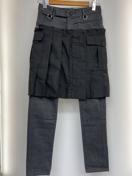 UNDERCOVER(アンダーカバー) / 16SS/SCAB期復刻/プリーツSKT付スリムPT 