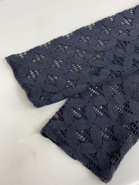 Uhr(ウーア) / Lace Foodie Tops/トップス/FREE/コットン/ネイビー 