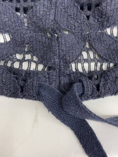 Uhr(ウーア) / Lace Foodie Tops/トップス/FREE/コットン/ネイビー 