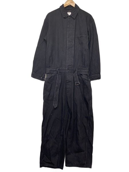 COMOLI(コモリ) / 19AW/デニムオールインワン/2/コットン/ブラック