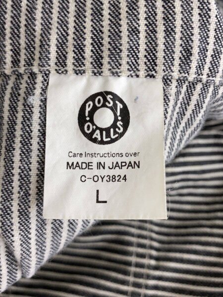 POST OVERALLS(ポストオーバーオールズ) / カバーオール/L/コットン