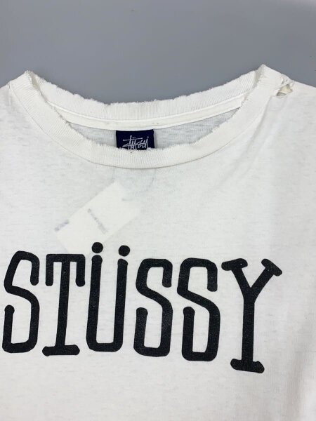 STUSSY(ステューシー) / 90s/紺タグ/ロゴ/長袖Tシャツ/L/コットン