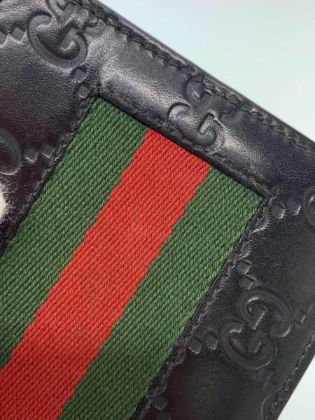 GUCCI(グッチ) / 2つ折り財布/レザー/BLK/メンズ/408826・534563